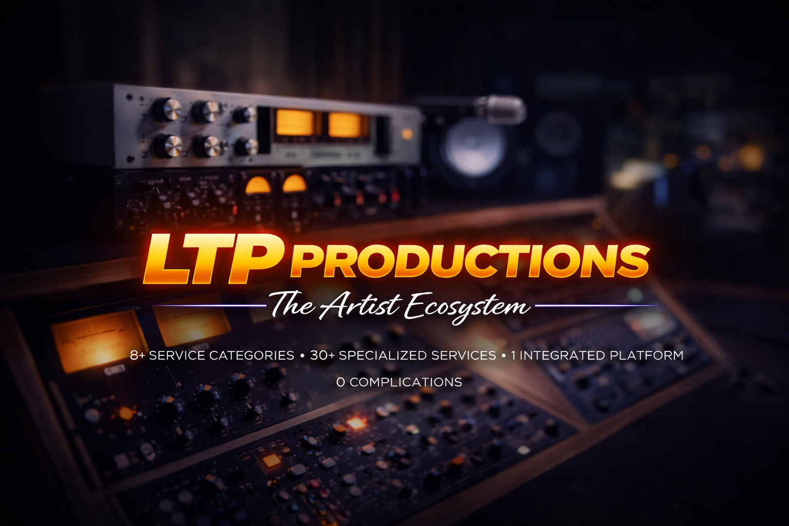 Real studio photo for LTP Recording Studio